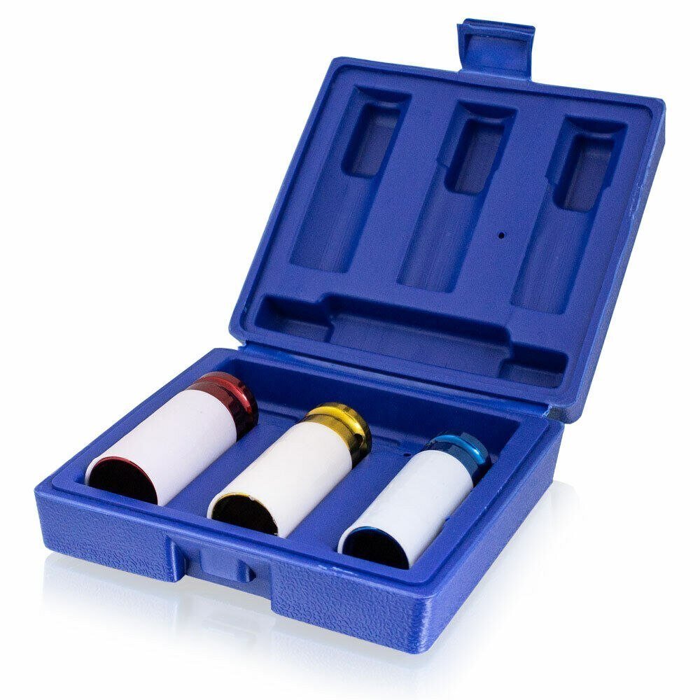 Lankstomų teleskopinių terkšlių rinkinys 1/4″, 3/8″ ir 1/2″ – BITUXX® – papildoma nuotrauka 4