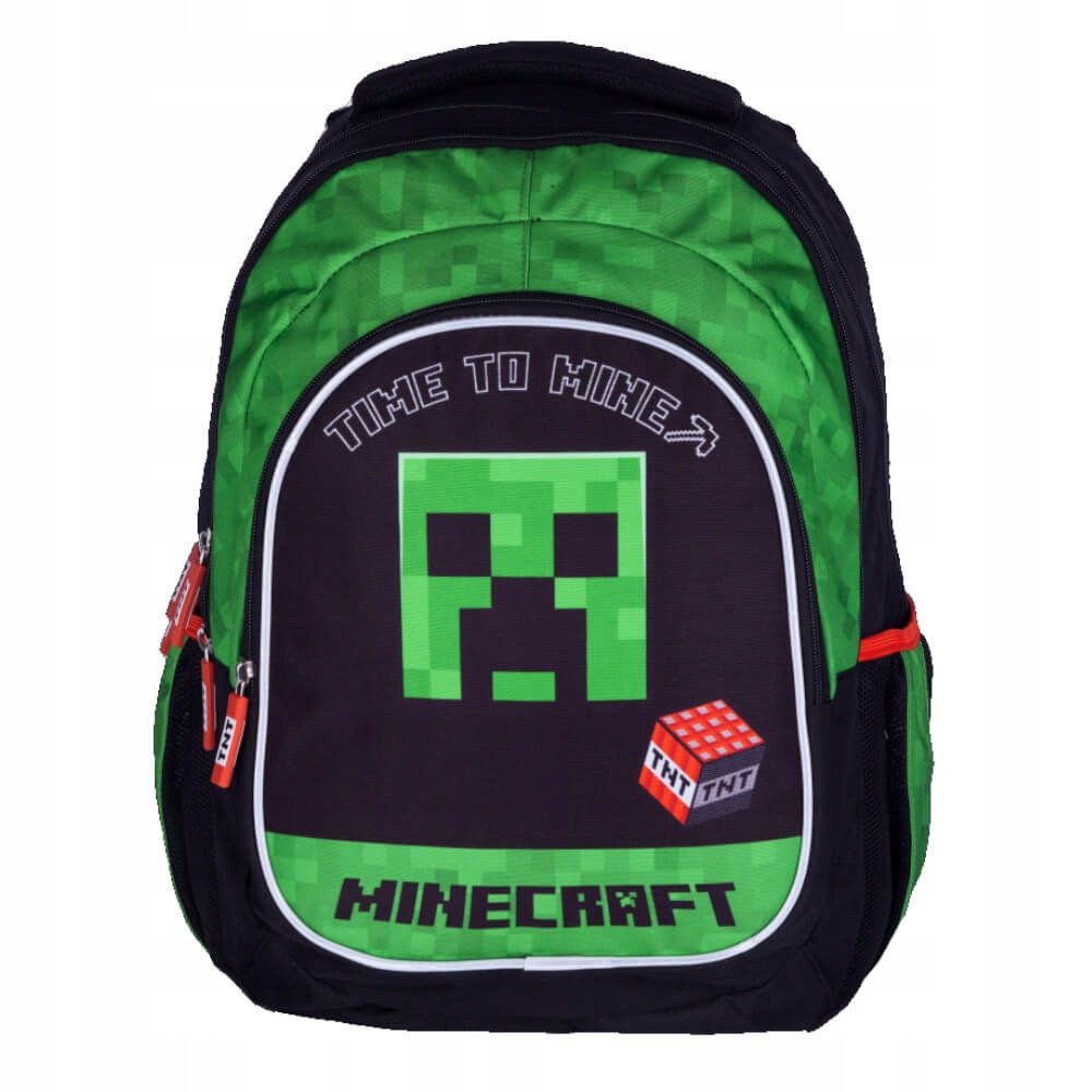 Astra Minecraft Time to Mine AB300 mokyklinė kuprinė, 24 l – vaizdas 2