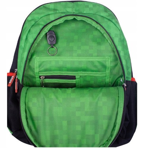Astra Minecraft Time to Mine AB300 mokyklinė kuprinė, 42 × 30 × 19 cm – vaizdas 3