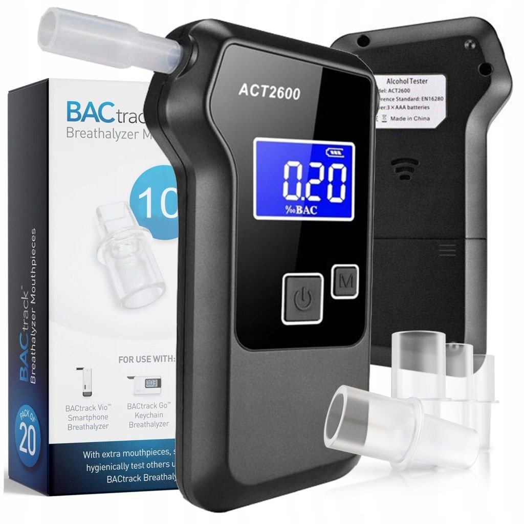 DIAWAY ACT2600 elektrocheminis alkotesteris su LCD