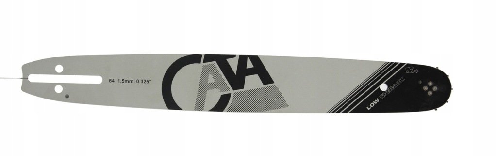 Cata 38 cm / 15″ pjūklo juosta su 2 grandinėmis, .325″, 1,5 mm, 64 nareliai – vaizdas 4