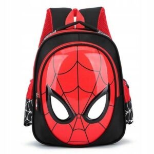 K&M D100 Spider-Man vaikiška kuprinė, 31 cm, raudona ir juoda