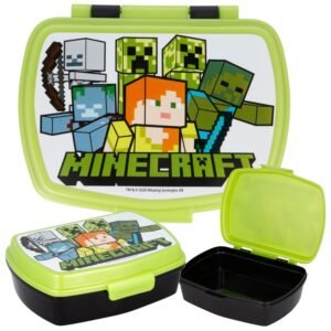 Stor Minecraft pietų dėžutė, 14 × 17 cm