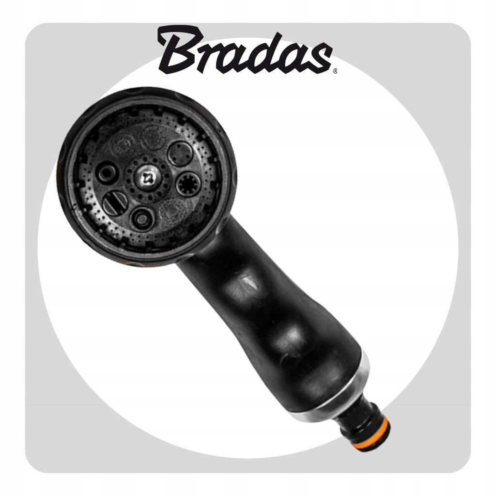 Bradas Black Line ECO-2038 laistymo pistoletas, 8 funkcijų – vaizdas 2