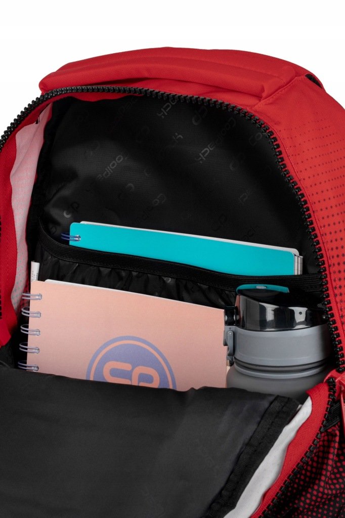 CoolPack Jerry Gradient Cranberry mokyklinė kuprinė, 21 l, raudona ir juoda – vaizdas 4