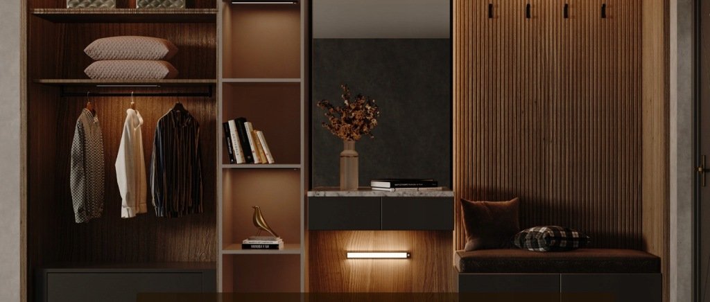 Yeelight 40 cm belaidė LED spintelės lemputė su judesio jutikliu – vaizdas 3