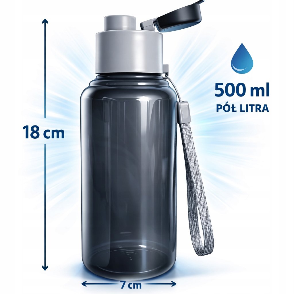 Paso Minecraft vaikiška gertuvė, 500 ml, be BPA – vaizdas 3