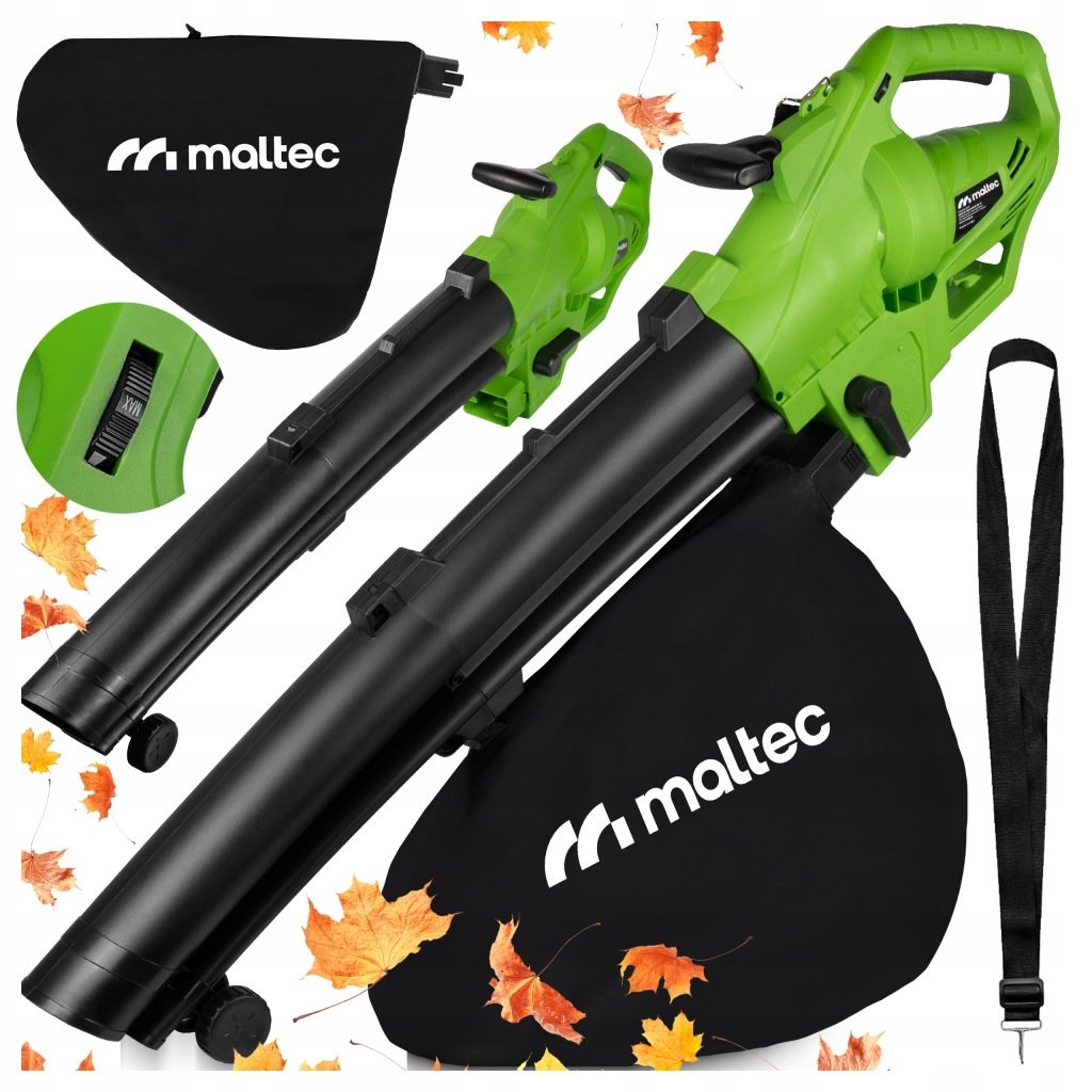 MalTec MasterBlow3500W elektrinis lapų pūstuvas-siurblys 3in1, 3500 W, 45 l