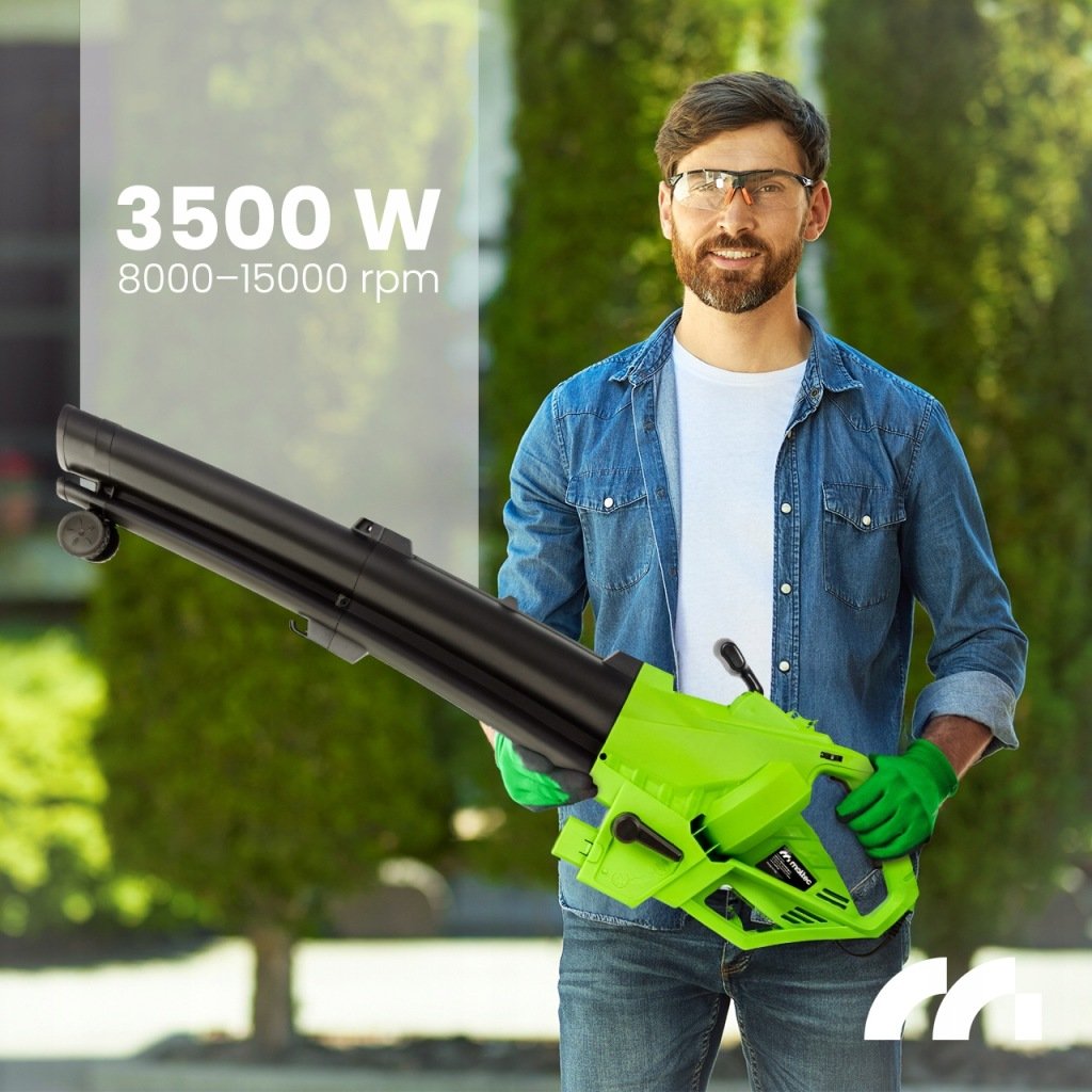 MalTec MasterBlow3500W elektrinis lapų pūstuvas-siurblys 3in1, 3500 W, 45 l – vaizdas 2