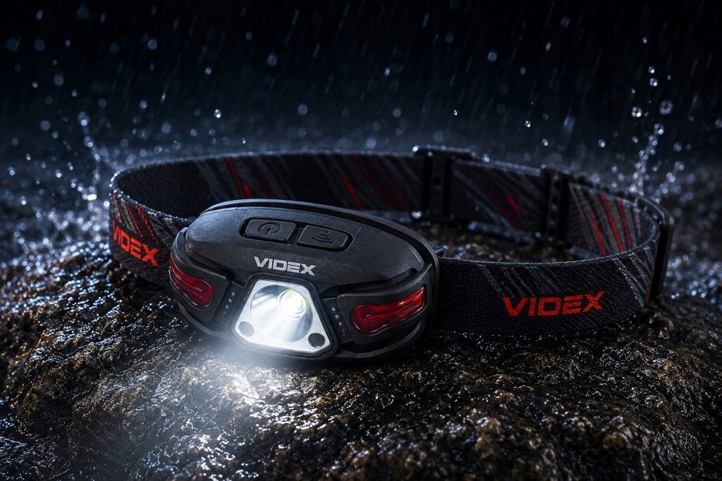 Videx H015 įkraunamas LED galvos žibintas, 330 lm, USB-C, IP67 – vaizdas 2