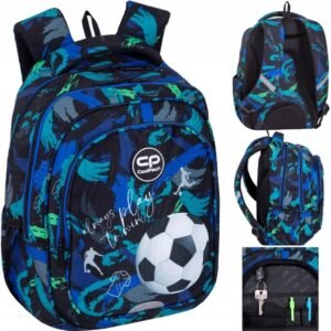 CoolPack Fast Football Navy F163967 mokyklinė kuprinė, 16 l