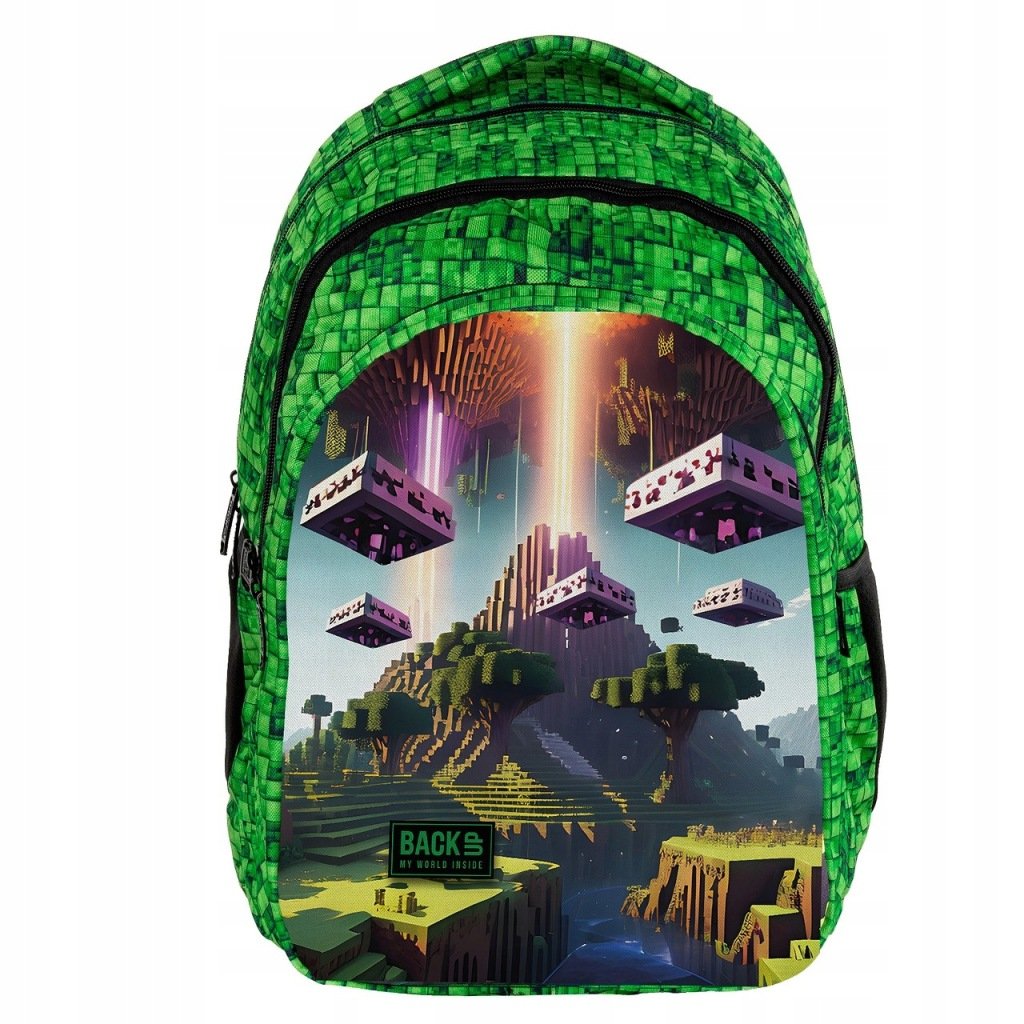 Back Up PLB8D64 3-in-1 „Pixel Game“ mokyklinė kuprinė, 26 l – vaizdas 3