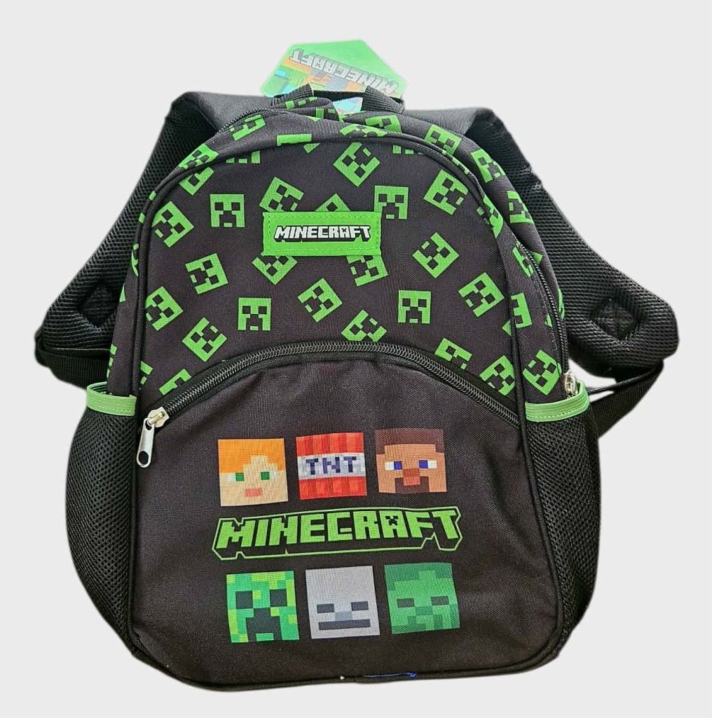 Minecraft ikimokyklinė kuprinė, 1 skyrius ir kišenė, modelis 457 – vaizdas 2