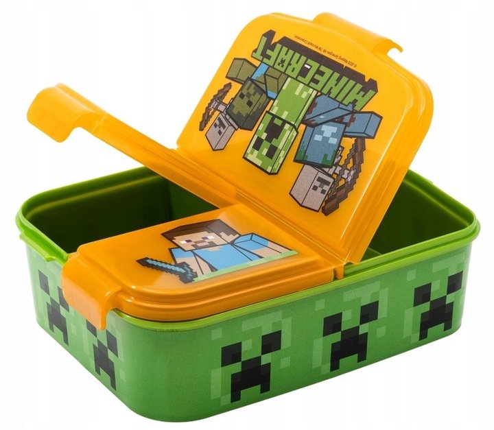 Minecraft pietų dėžutės ir 410 ml gertuvės rinkinys – vaizdas 2