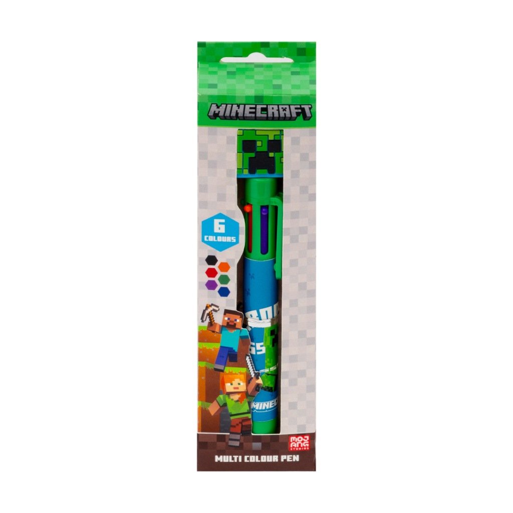 Astra Minecraft Creeper 6 spalvų tušinukas – vaizdas 2
