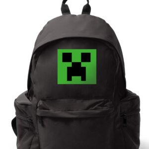 Roly Minecraft 18 l juoda mokyklinė kuprinė
