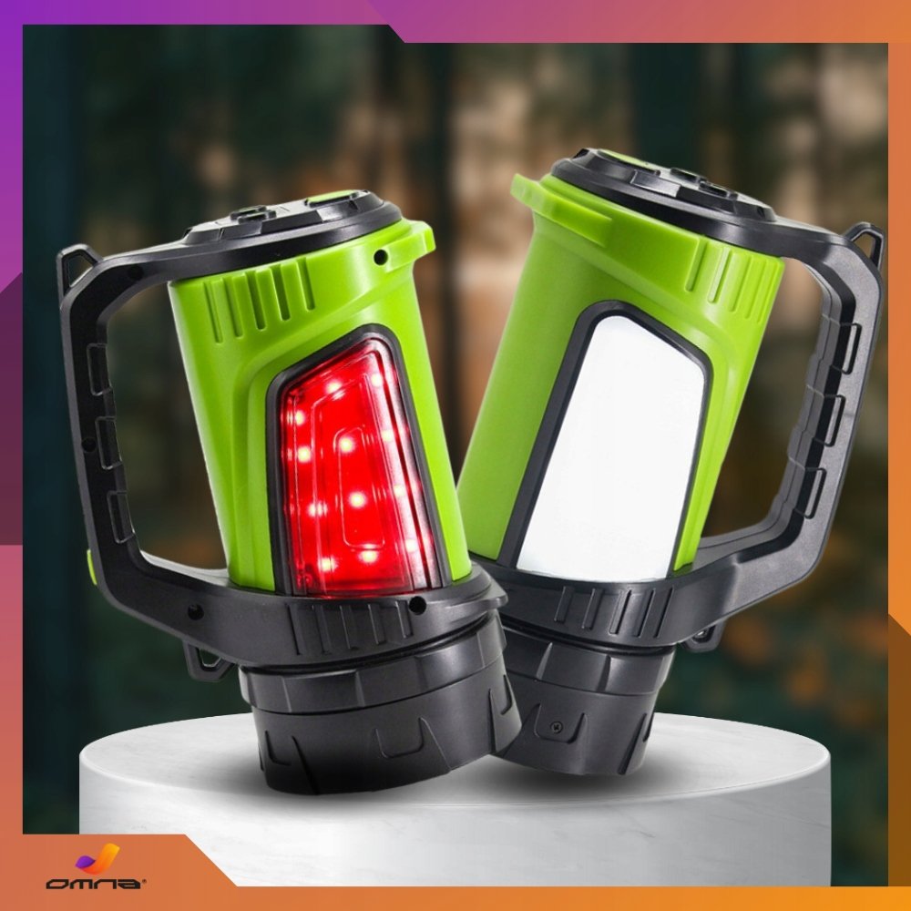 Omna T800 įkraunamas LED prožektorius, 1200 lm, 8000 mAh, USB-C – vaizdas 2