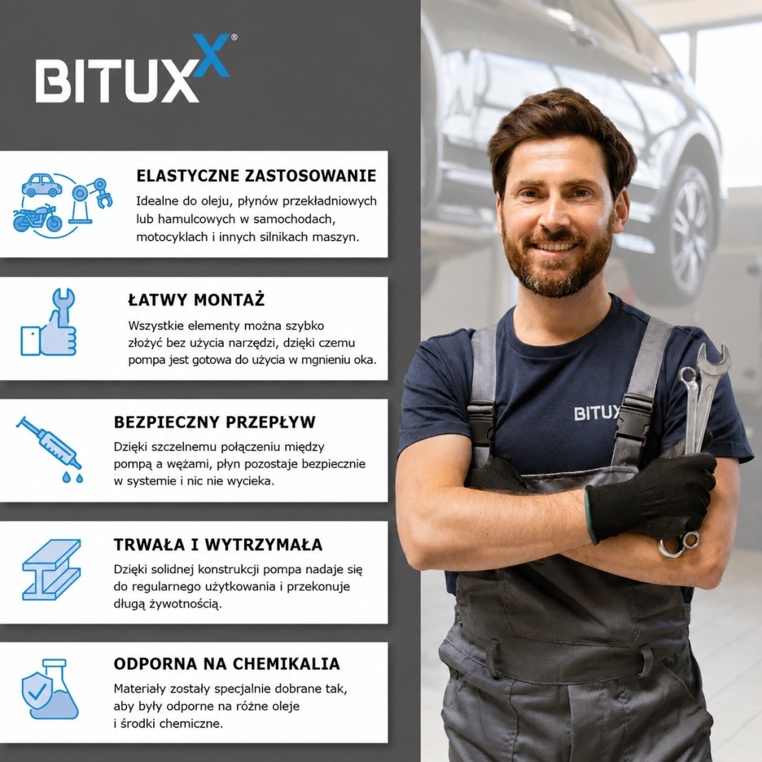 BITUXX rankinis pripildymo ir perpylimo siurblys 0,2 l – papildoma nuotrauka 3