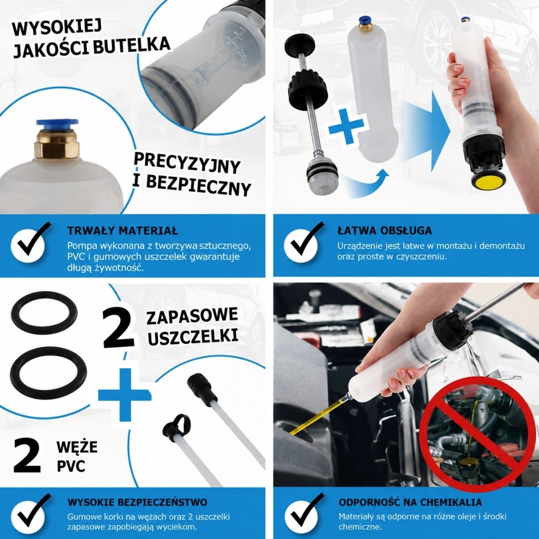 BITUXX rankinis pripildymo ir perpylimo siurblys 0,2 l – papildoma nuotrauka 4