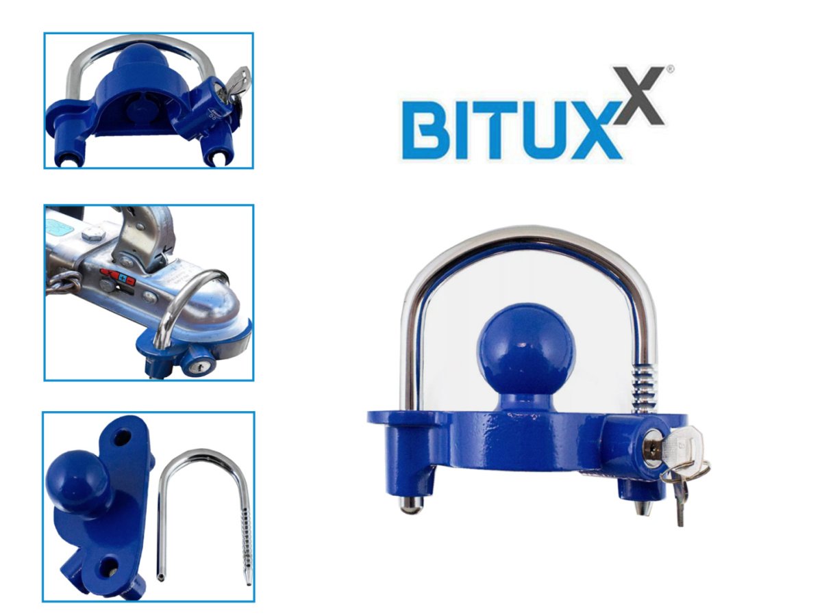 Apsauga nuo vagystės priekabos sukabinimo galvutei ir kabliui – BITUXX®