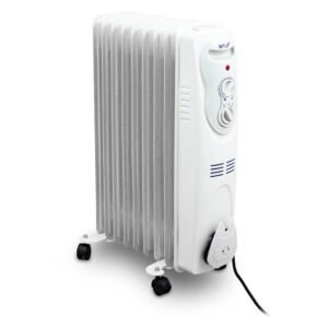 BITUXX baltas elektrinis alyvinis radiatorius 2000 W, 9 sekcijų XL – BITUXX®