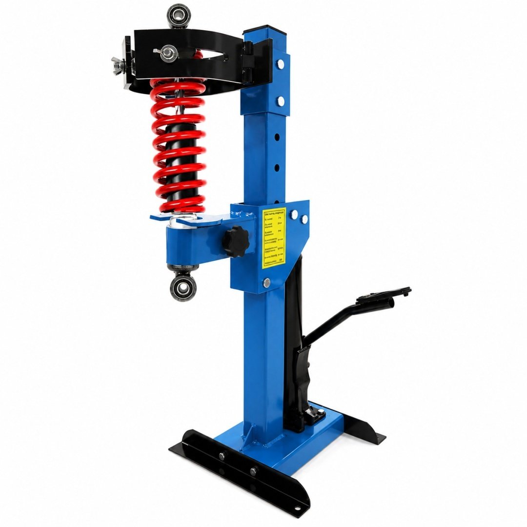 Hidraulinis spyruoklių suspaudėjas 2,5 t su pedalu, 70–200 mm – BITUXX