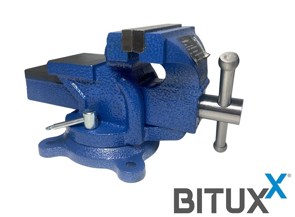 BITUXX ketaus sukamieji stalo spaustuvai 100 mm, 360° – BITUXX®