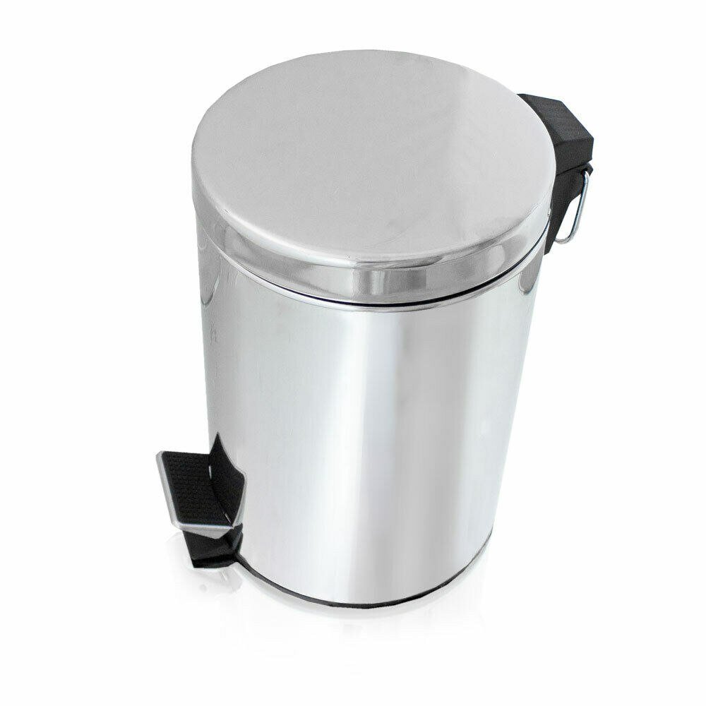 Šiukšliadėžė iš nerūdijančio plieno su vidiniu kibirėliu 3 L – BITUXX®