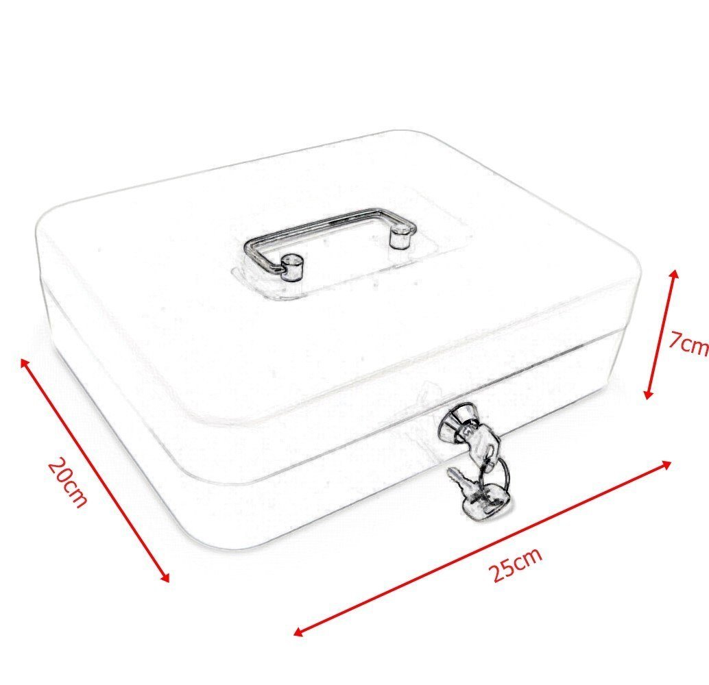 Metalinė pinigų dėžutė 25 cm – BITUXX® – papildoma nuotrauka 1