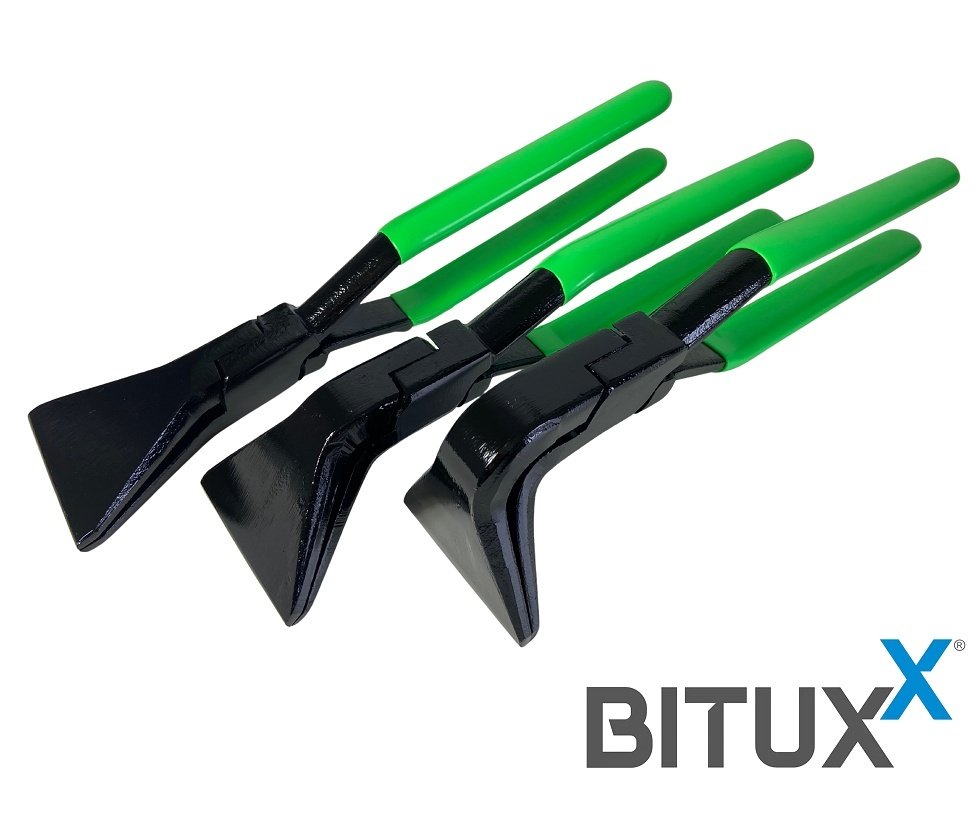 BITUXX žalios skardininko ir stogdengio replės skardai lenkti, 3 vnt. – BITUXX®