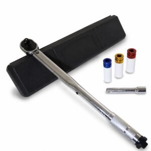 1/2″ dinamometrinis raktas 28–210 Nm su galvučių rinkiniu – BITUXX®