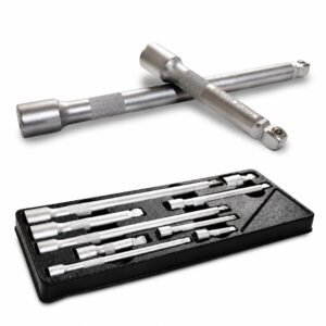 Galvučių raktų ilgintuvų rinkinys 1/4″, 3/8″ ir 1/2″, 9 vnt. – BITUXX