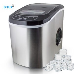 Ledo kubelių gaminimo aparatas nerūdijančio plieno 15 kg inox – BITUXX®