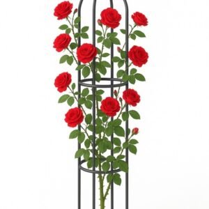 Metalinė sodo pergolė ir atrama rožėms, 150 cm – BITUXX