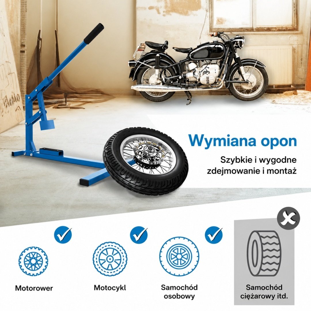 Padangų kėlimo, montavimo ir nuėmimo įrankis – BITUXX – papildoma nuotrauka 3
