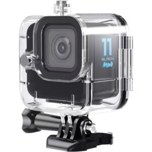 Vandeniui atsparus GoPro 11 Mini kameros dėklas su laikikliu – MONZI
