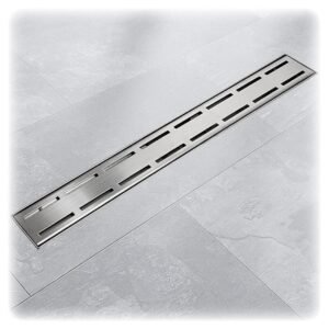 LINE linijinis dušo latakas, 130 cm, su žemu sifonu – BITUXX®