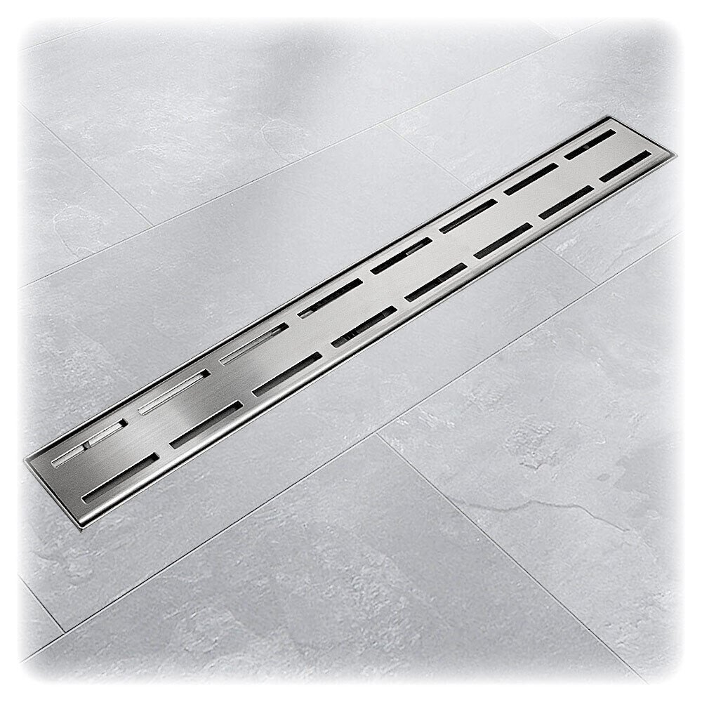 LINE linijinis dušo latakas, 130 cm, su žemu sifonu – BITUXX®