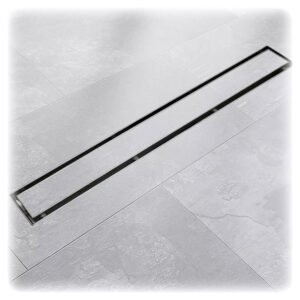 Befliesbar linijinis dušo latakas plytelei, 130 cm, su sifonu – BITUXX®