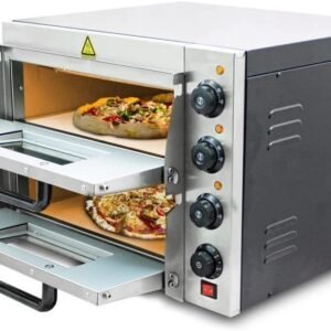 Profesionalus elektrinis picos kepimo aparatas 3000 W su dviem akmens plokštėmis – BITUXX®