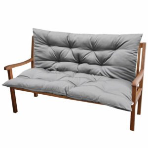 Pilka dygsniuota dviguba sodo pagalvė, 150 × 100 cm – LACESTONE