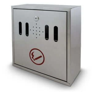 Sieninė INOX peleninė su užraktu, 2 l – BITUXX®