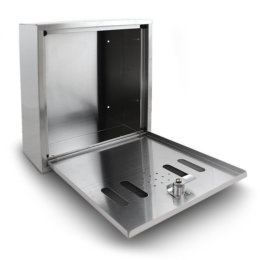 Sieninė INOX peleninė su užraktu, 2 l – BITUXX® – papildoma nuotrauka 1