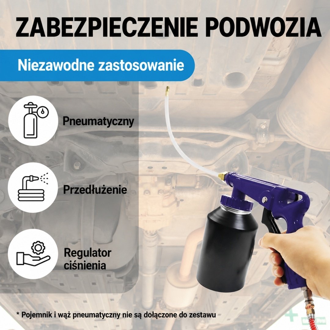 BITUXX pneumatinis antikorozinės dangos pistoletas – papildoma nuotrauka 1