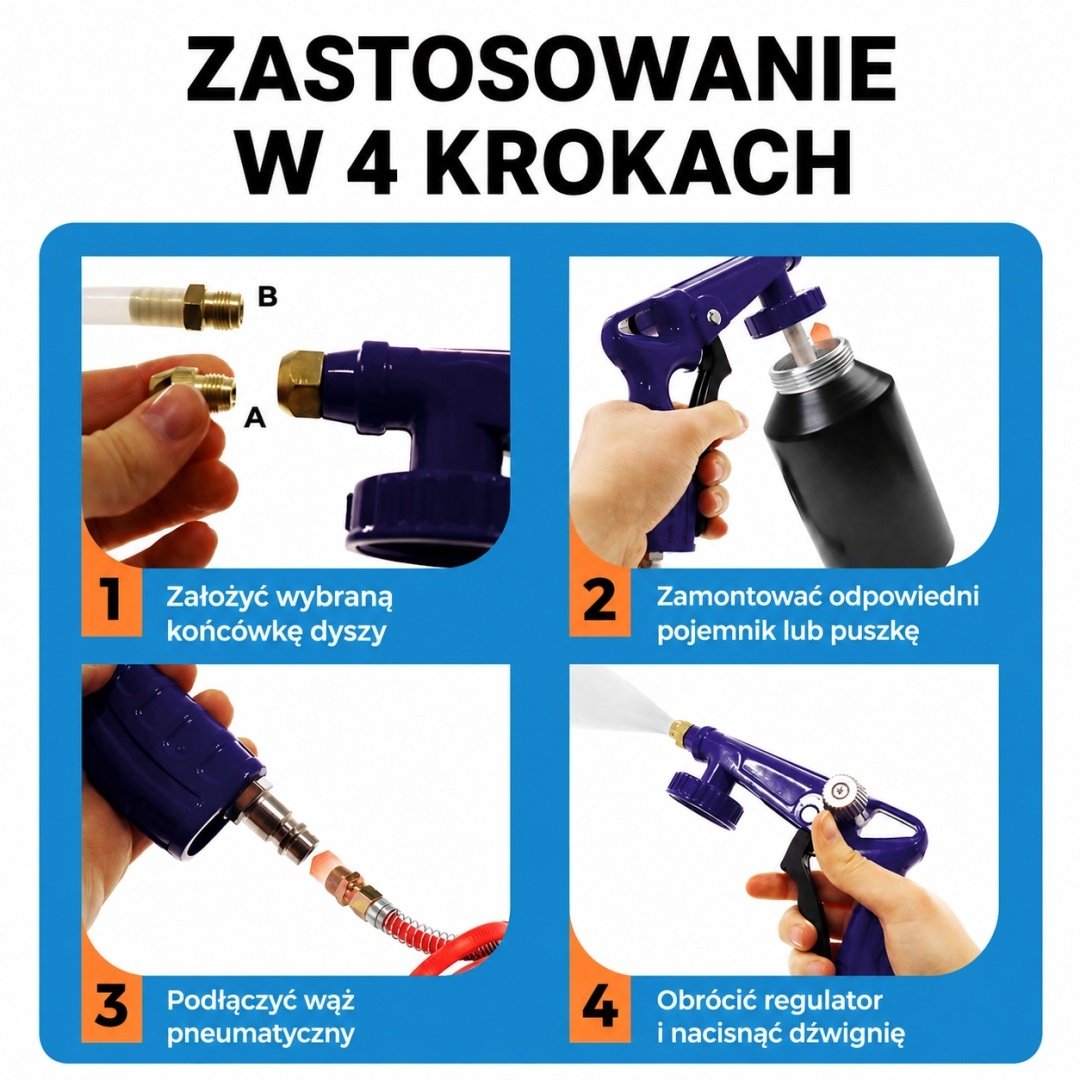 BITUXX pneumatinis antikorozinės dangos pistoletas – papildoma nuotrauka 2