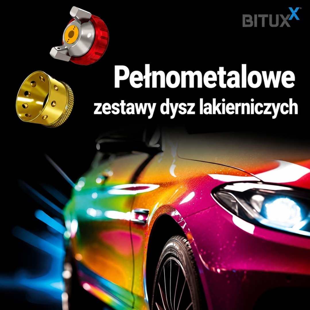 Pneumatinė purškimo sistema su 2 l metaline talpa ir antgaliais – BITUXX® – papildoma nuotrauka 2