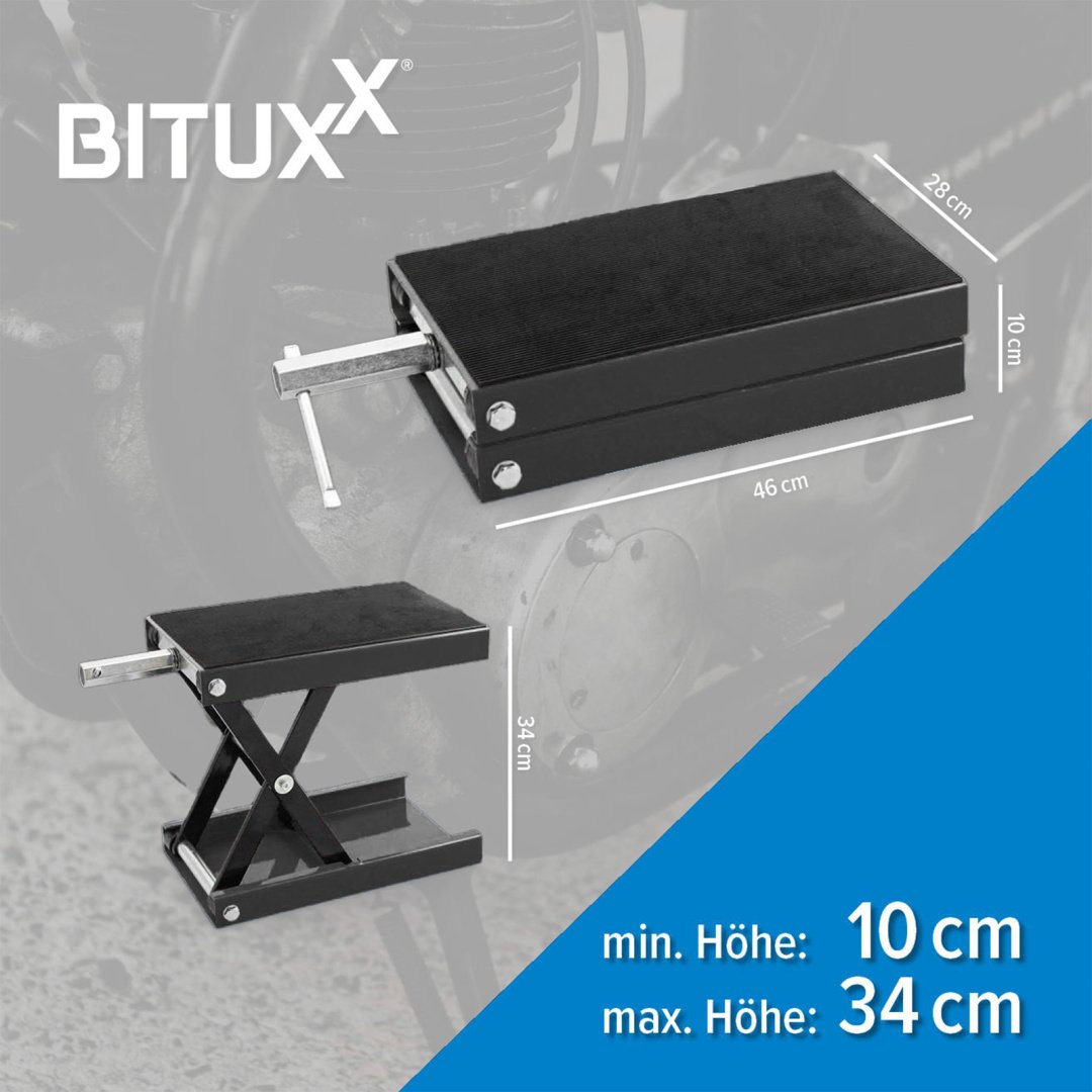 BITUXX mechaninis motociklo keltuvas, 450 kg – BITUXX® – papildoma nuotrauka 2