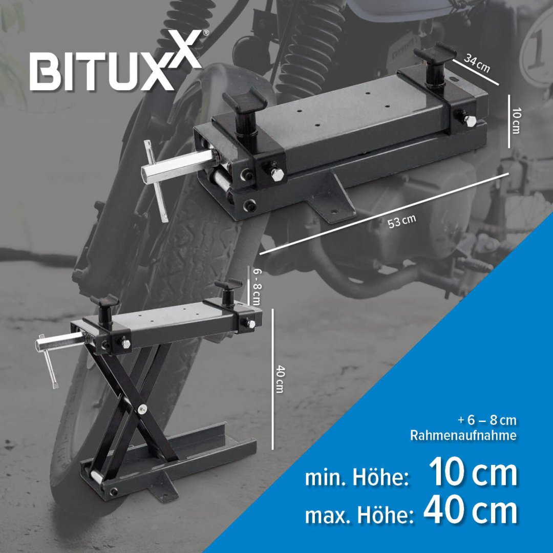BITUXX motociklo keltuvas 500 kg 40 cm – BITUXX® – papildoma nuotrauka 2
