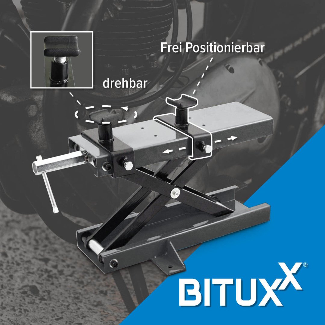 BITUXX motociklo keltuvas 500 kg 40 cm – BITUXX® – papildoma nuotrauka 4