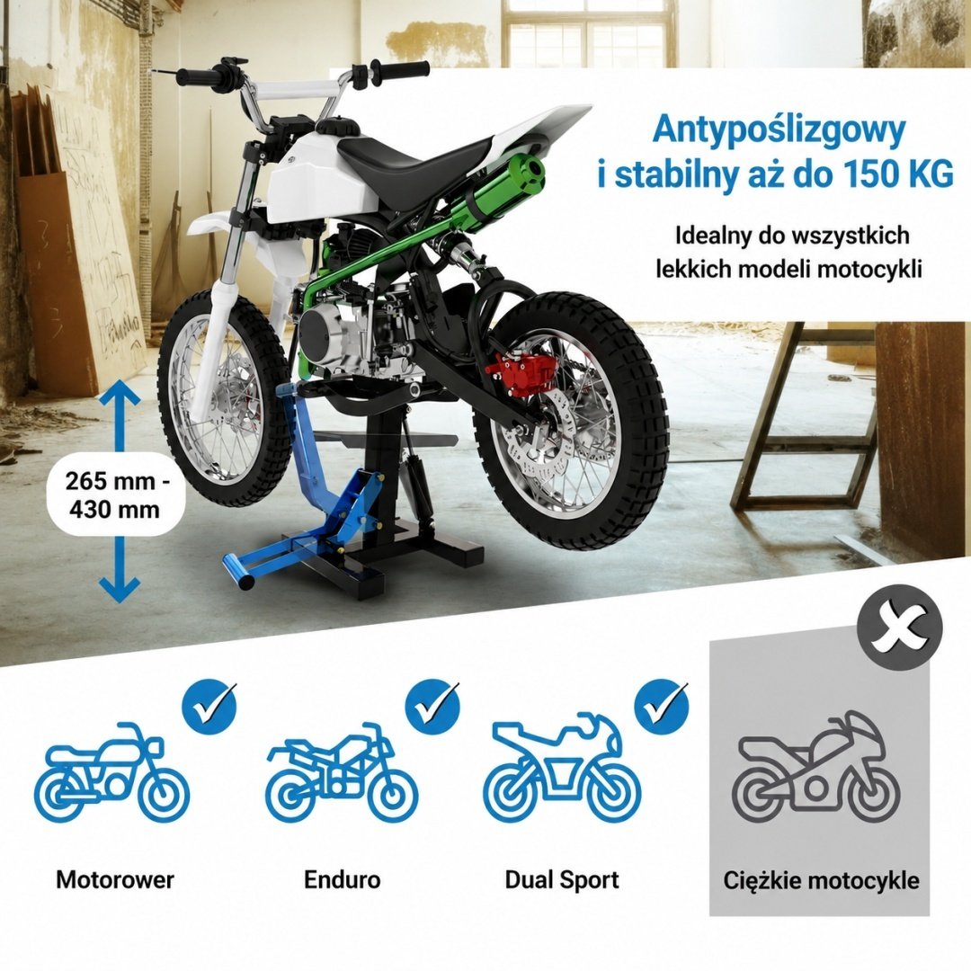 BITUXX motociklo keltuvas 150 kg – papildoma nuotrauka 3